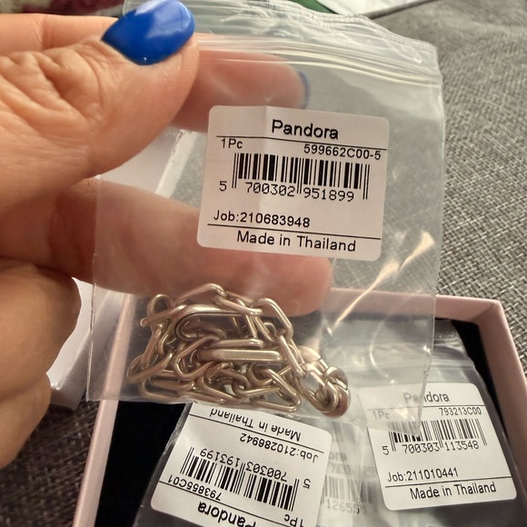 Pandora Silver bracelet with charms - Picture 3 of 12
